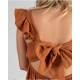 Robe de grossesse et d’allaitement Melody caramel