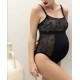 BODY DE GROSSESSE ET D'ALLAITEMENT DAHLIA NOIR