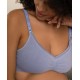 BRASSIERE DE GROSSESSE ET D'ALLAITEMENT ORGANIC BLEUET