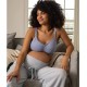 BRASSIERE DE GROSSESSE ET D'ALLAITEMENT ORGANIC BLEUET