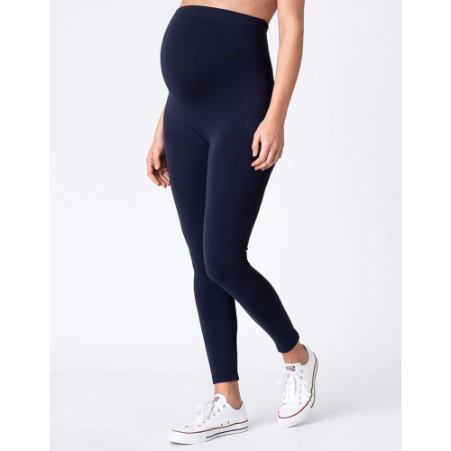 Legging grossesse taille haute en bambou - Navy