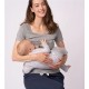 Lot de 2 t-shirt de grossesse et d'allaitement Seraphine