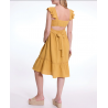 Robe de grossesse et d'allaitement Melody couleur cumin