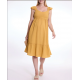 Robe de grossesse et d'allaitement Melody couleur cumin