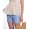 Short de grossesse et post-partum Donna coloris bleu