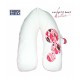 Coussin d'allaitement et de maternité CORPOMED + Housse Abidjan Bulles Saumon