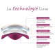 Lot de 2 coussinets d'allaitement lavables Curve "nuit"