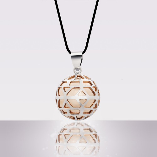 Bola Eva doré à l'or rose fin/rhodium