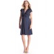 Robe de maternité JOLENE bleu marine