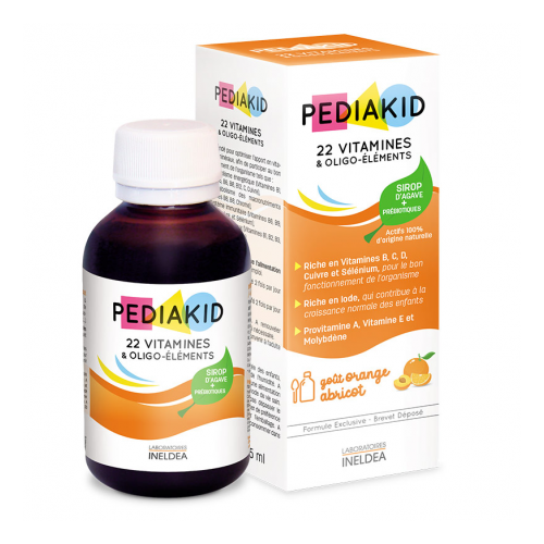 22 Vitamines et Oligo-éléments PEDIAKID