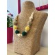 COLLIER D'ALLAITEMENT ET DE PORTAGE VERT JAUNE BEIGE